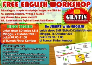 Read more about the article Free English Workshop!