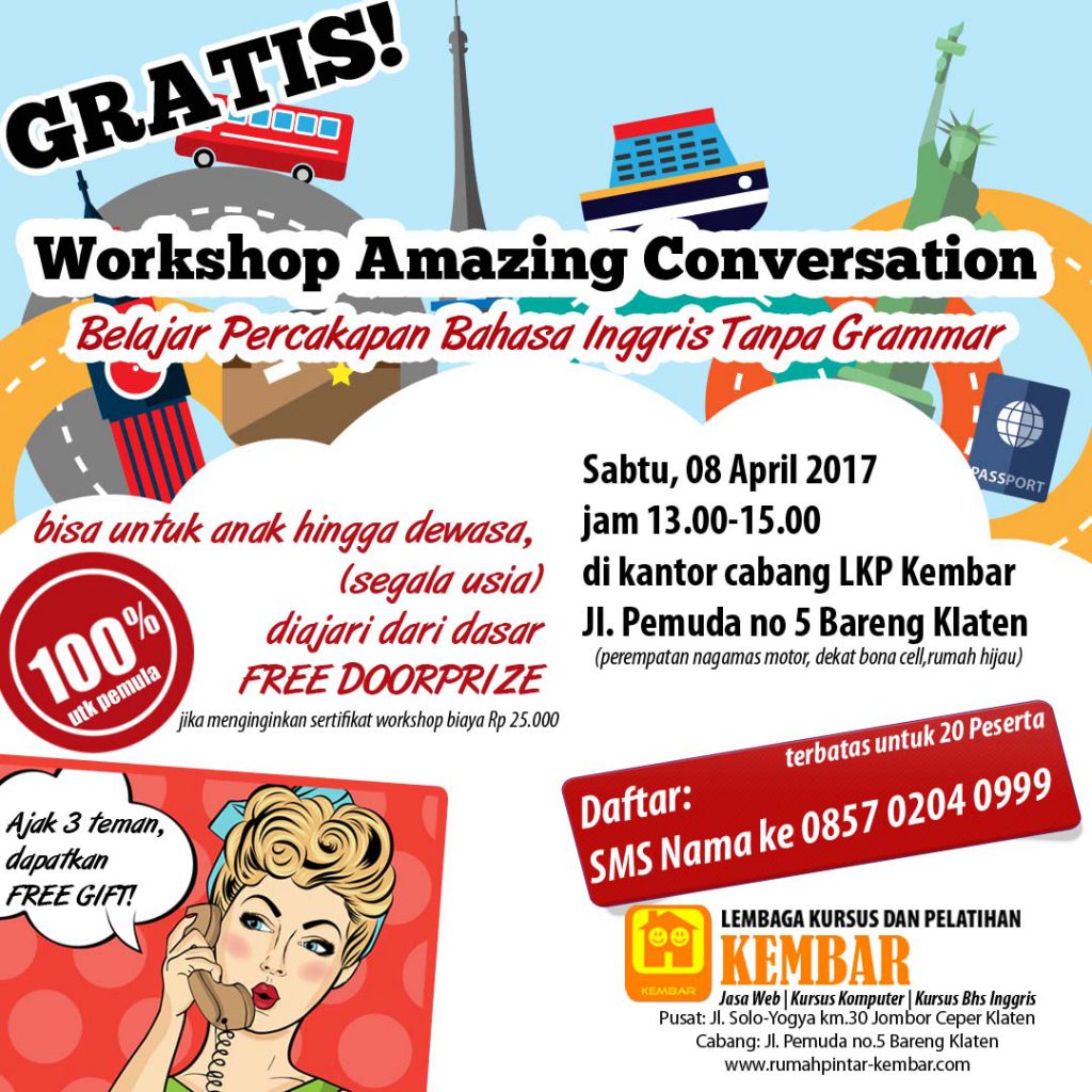 workshop amazing conversation copy