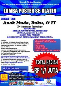 LOMBA POSTER klaten