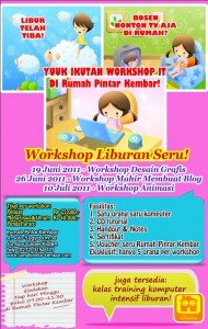 workshop liburan seru