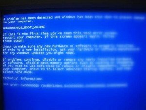 UNMOUNTABLE_BOOT_VOLUME - komputer tidak bisa booting