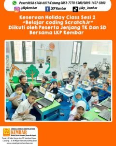 ✨ Keseruan Holiday Class Sesi 2: Belajar Coding ScratchJr ✨