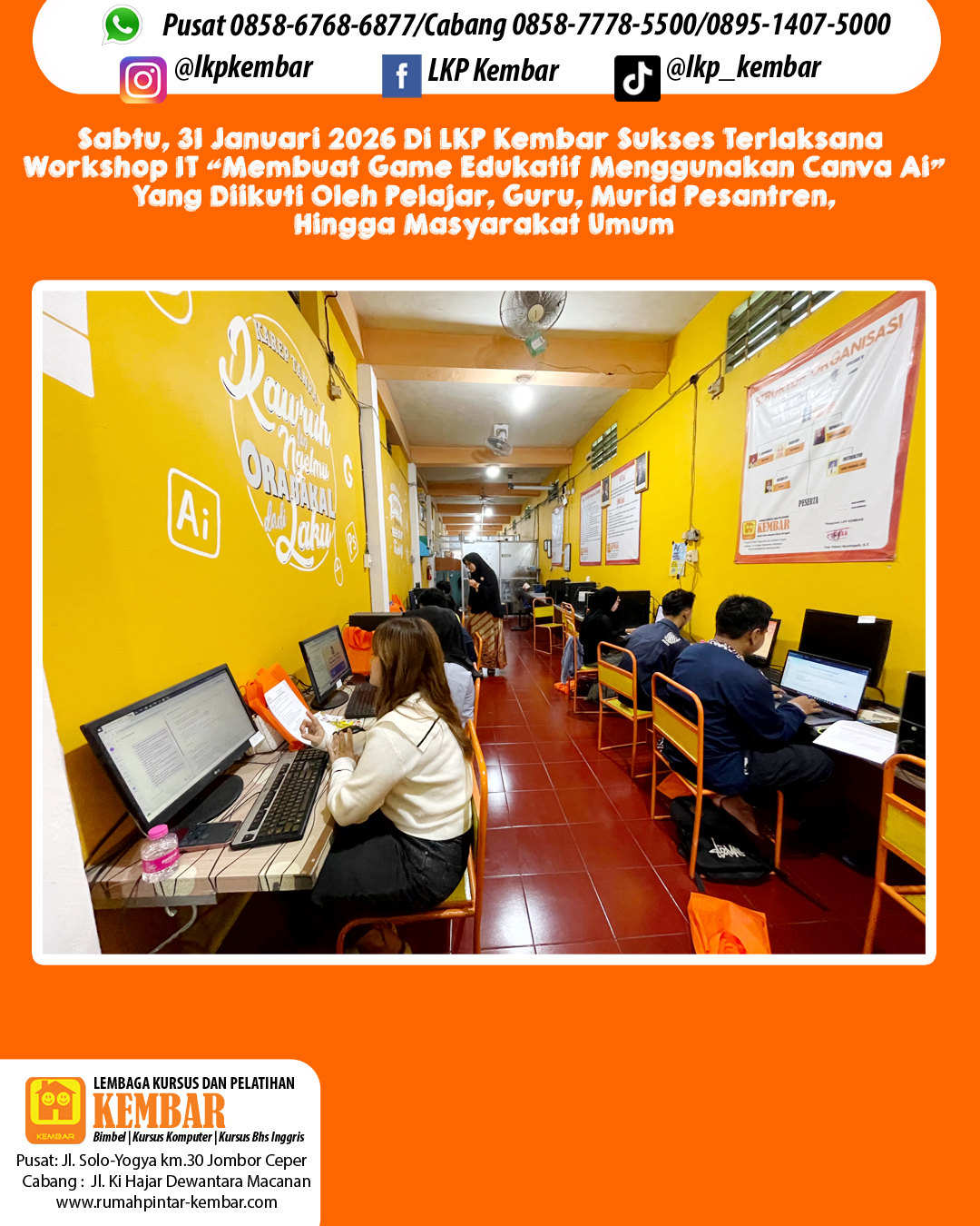 Workshop IT “Membuat Game Edukatif Menggunakan Canva AI!