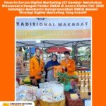 Peserta Kursus Digital Marketing LKP Kembar Melakukan Wawancara Kepada Pelaku UMKM Di Acara Klaten Fair 2026