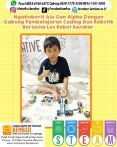 Les Robotik Level Mechanic di LKP Kembar Klaten